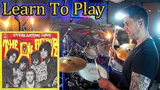 Learn How To Play -Everlasting Love By Love Affair -Drum Tutorial Lesson