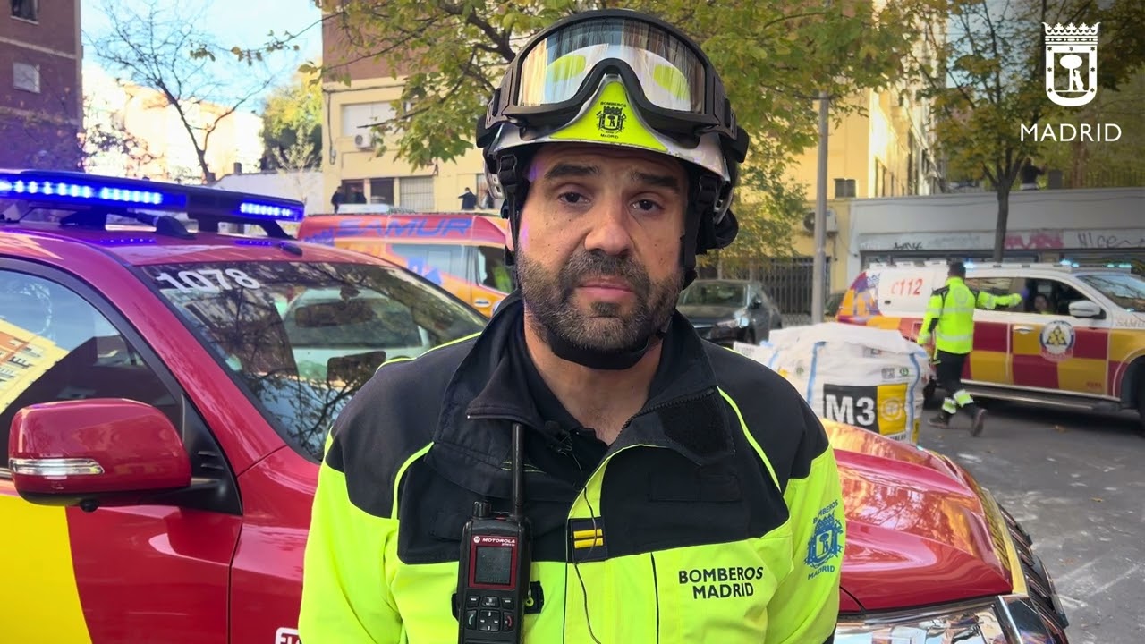 Accidente laboral Plaza Verín, Fuencarral 22noviembre24