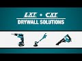 Makita lxt and cxt drywall accessories and tools