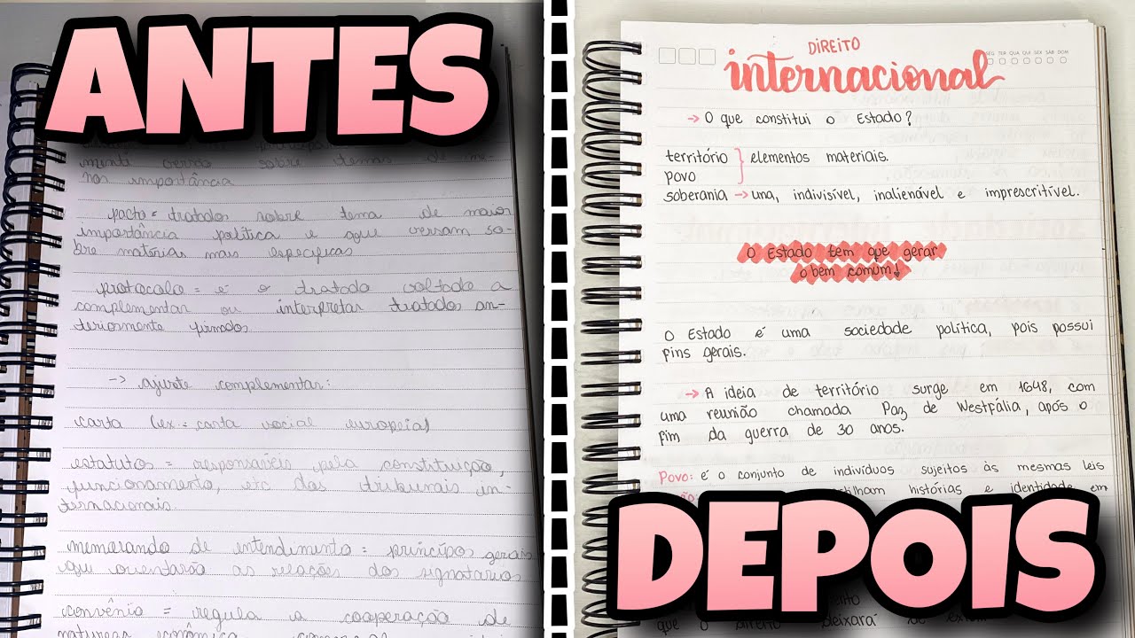 Passando matéria a limpo | Mostrei como fiz e dicas
