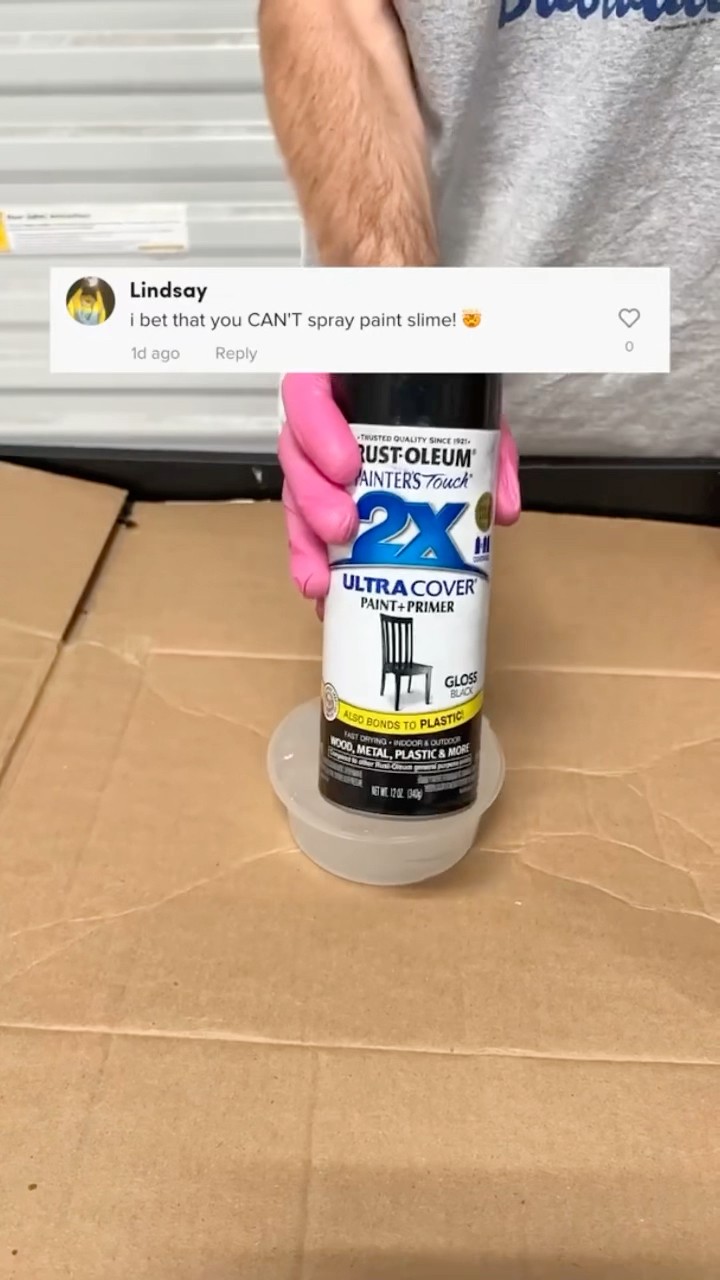 Spray Paint vs Slime ?