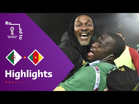 Algeria v Cameroon | FIFA World Cup Qatar 2022 Qualifier | Match Highlights