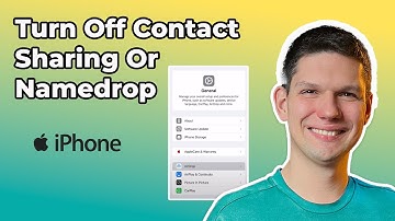 How To Turn Off Contact Sharing Or Namedrop On iPhone