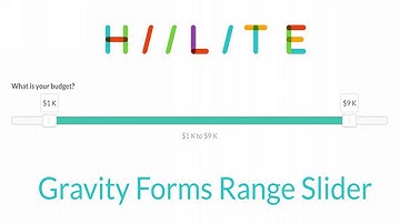 Gravity Forms Range Slider | Codecanyon Scripts and Snippets