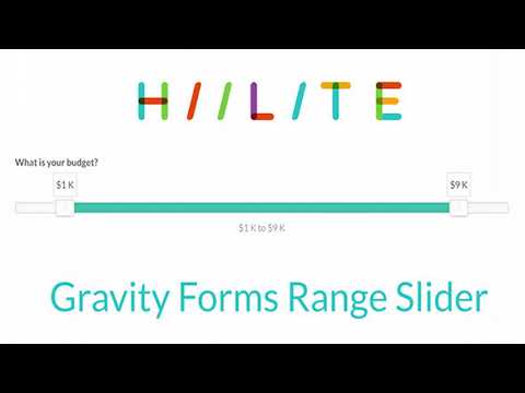 Gravity Forms Range Slider | Codecanyon Scripts and Snippets