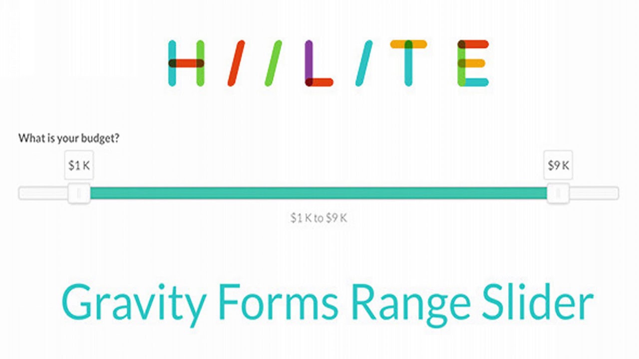 Gravity Forms Range Slider | Codecanyon Scripts and Snippets