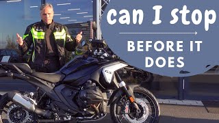 Emergency Braking While In Up Position  BMW R1300GS