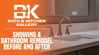 Showing A Bathroom Remodel Before And After | Bath & Kitchen Gallery