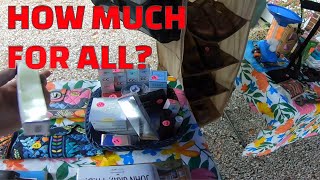 BUNDLE ITEMS AT YARD SALES FOR BETTER PRICES