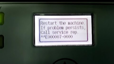 How to remove error E000007 in canon photocopy machine ir 2318 | Daily new solutions | #error #canon