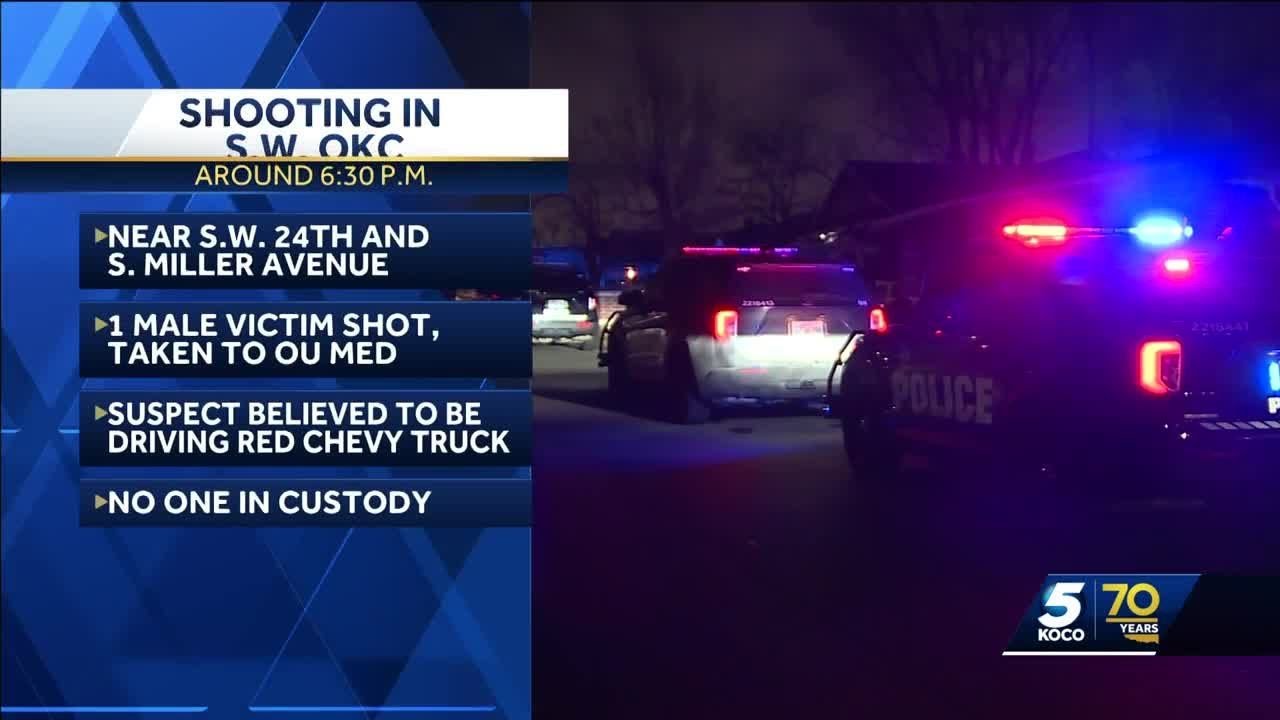 Shooting in southwest Oklahoma City sends 1 to hospital - YouTube