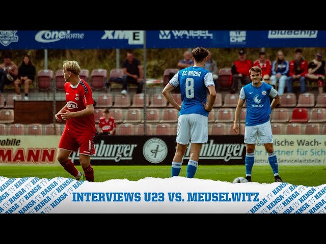 🎤Interviews nach dem U23-Spiel gegen den ZFC Meuselwitz | Regionalliga Nordost⚽