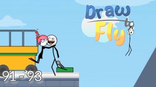Draw Fly Levels 91–93 Complete Puzzle Solution | Crazy Backyard Escape #drawfly #drawflygame