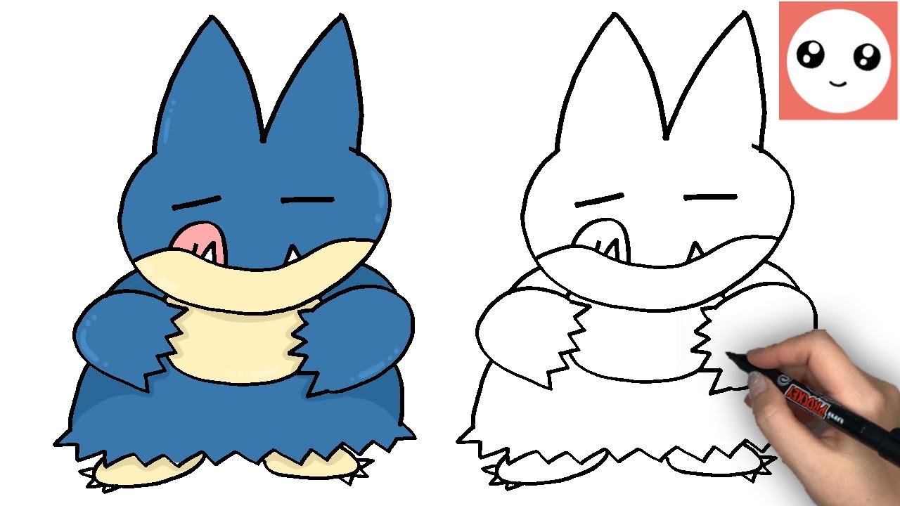 大食いポケモンゴンベのかきかた - YouTube