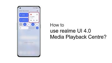realme | Quick Tips | realme UI 4.0 | How to use realme UI 4 0 Media Playback Centre