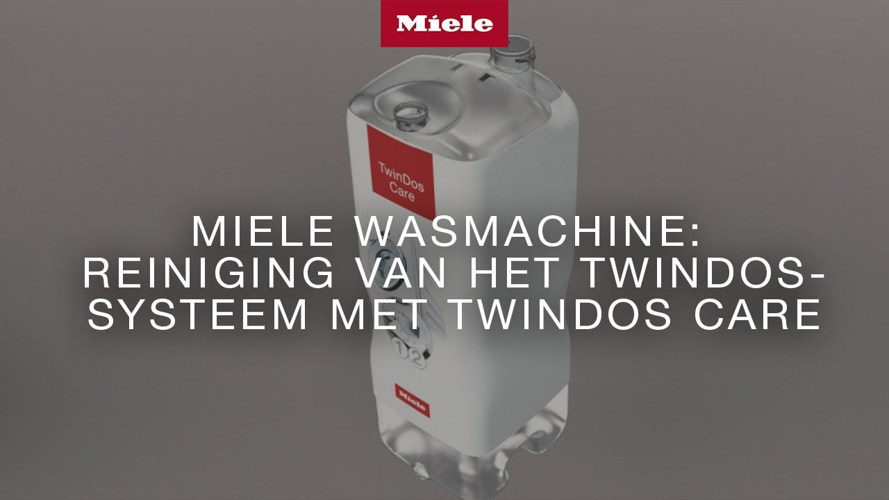 Blazen kopen los van Miele Wasmachine: Reiniging van het TwinDos-systeem met TwinDos Care -  YouTube