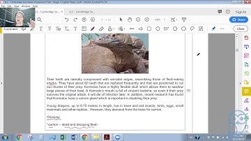 Live Lesson: Checkpoint 1 English Language - Progression Test Practice - Stage 7 Paper 1 Q1-5