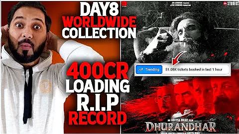 Dhurandhar Day 8 Final Worldwide Box Office Collection | Dhurandhar Crazy Box Office Collection I...
