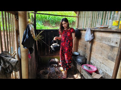 AWW''NGINTIPIN JANDA DESA MANDI DAN NGIKUTI KESEHARIAN NYA DI PERKAMPUNGAN PELOSOK