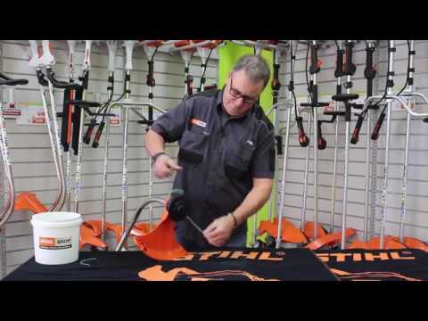 How to feed a Stihl FS 45 Line Trimmer