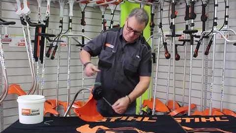 How to feed a Stihl FS 45 Line Trimmer