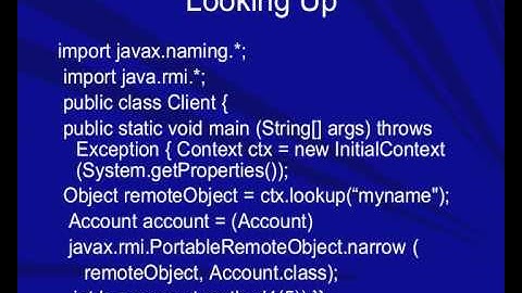 Java Naming and Directory Interface JNDI tutorial guide