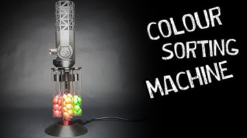 Making this unique color sorting machine || How to - Arduino - 3D printed