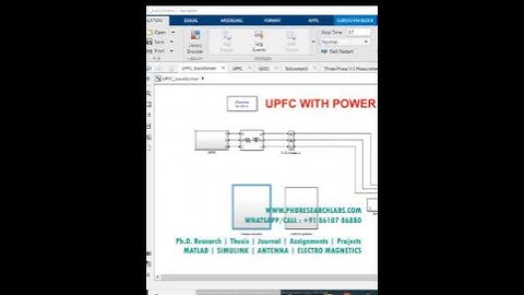 UPFC WITH POWER ELECTRONICS INTEGRATED TRANSFORMER - Simulink