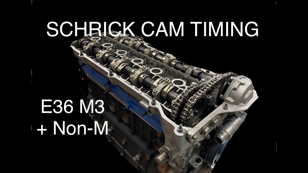 How to set timing on SCHRICK BMW E36 cams/find TDC! - YouTube