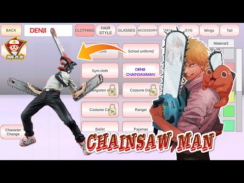 Ada Karakter Baru DENJI CHAINSAWMAN di SAKURA SCHOOL SIMULATOR  #sakuraschoolsimulator @AnakeSDe