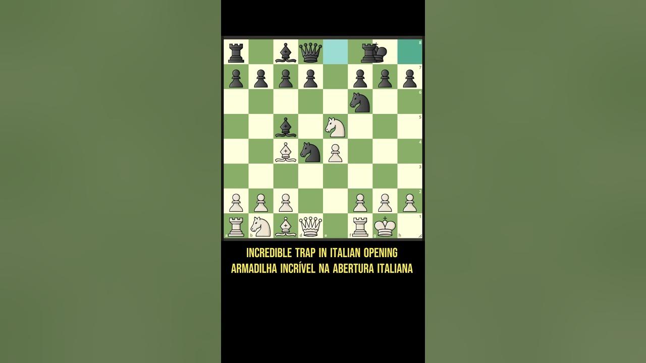 Xadrez - Armadilhas na Abertura Italiana - Volume I