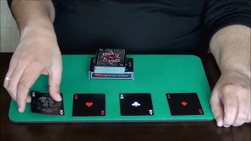 Magic Card Trick: 4 Aces Production - Tutorial