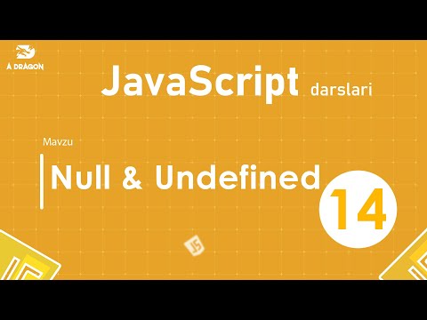 Video: JavaScript-da null turi qanday?