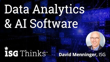 Data, Analytics & AI Software | ISG Thinks with Dave Menninger & Paul Reynolds