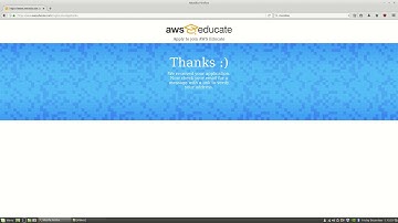 AWS Educate Create Student Account