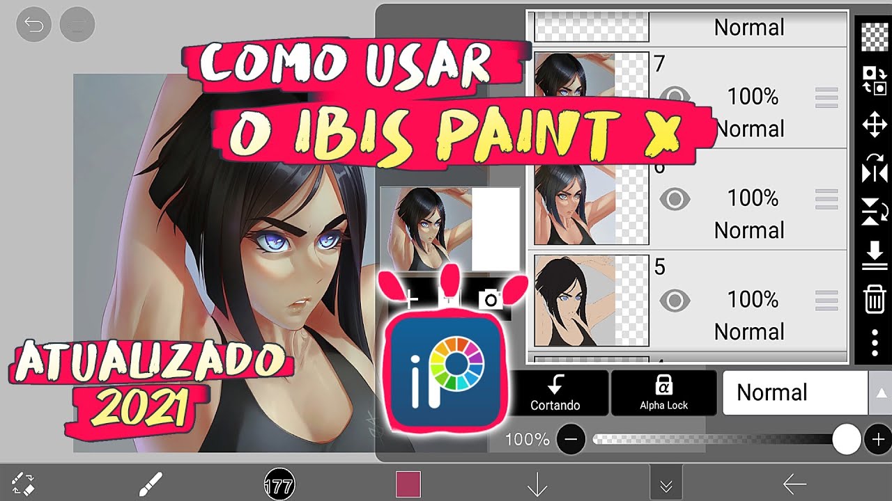 COMO USAR O IBIS PAINT X ATUALIZADO 2021 ( desenhando pelo celular