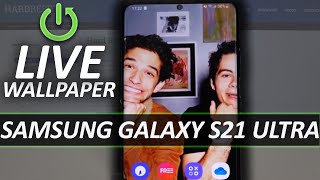 How to Apply Live Wallpaper on Samsung Galaxy S21 Ultra - Download  Shadow Galaxy Live Wallpaper screenshot 4