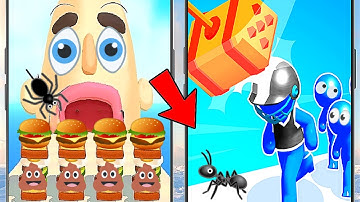 Unique Mobile Gameplay Comparison Which Android,iOS Games Is Better:Sandwich Runner OR Hands Rush 3D