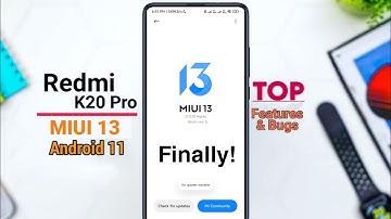 First MIUI 13 Update for Redmi K20 Pro | How To Install & MIUI 13 Features