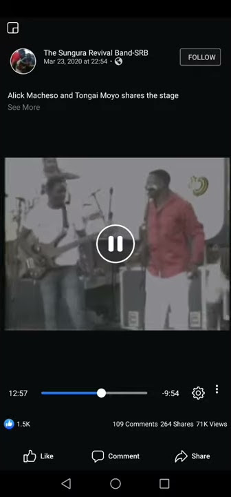 Tongai moyo surprise's fans at aleck macheso's show