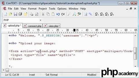 PHP Tutorials  Upload an Avatar Profile Image Part 2   YouTube