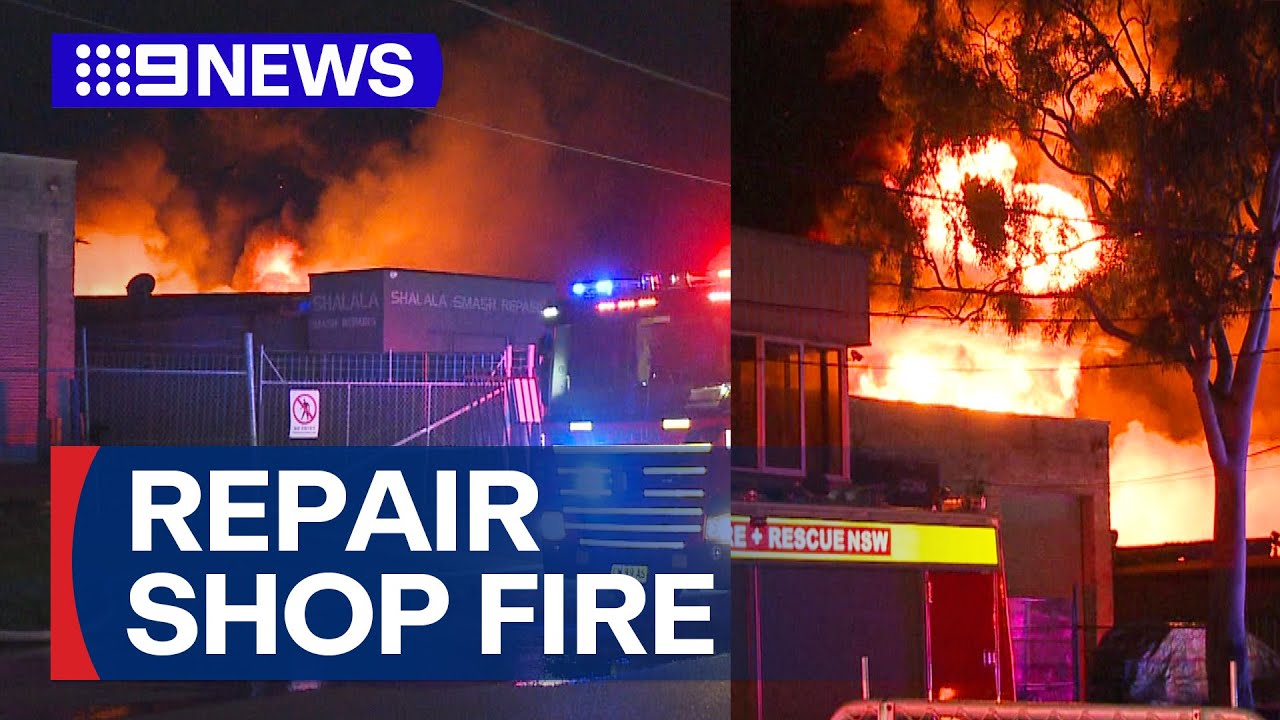 Residents forced to evacuate after Sydney business fire | 9 News ...