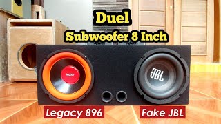 Compare Subwoofer Legacy VS JBL 8 Inch | Pilih Mana? Simak Video Ini Sebelum Membelinya