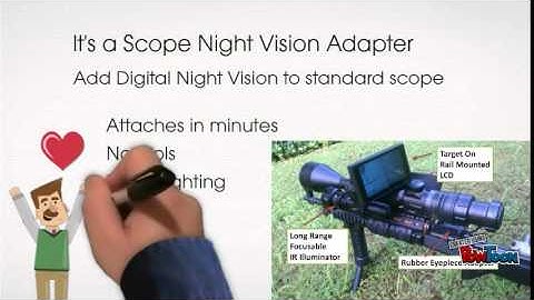 Digital Crosshairs Night Vision Scope Adapter