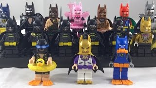 THE LEGO BATMAN MOVIE - Batman suits collection - YouTube