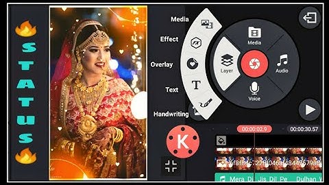 How to make create in trending WhatsApp status | in kinemaster Green effect tutorial edit |