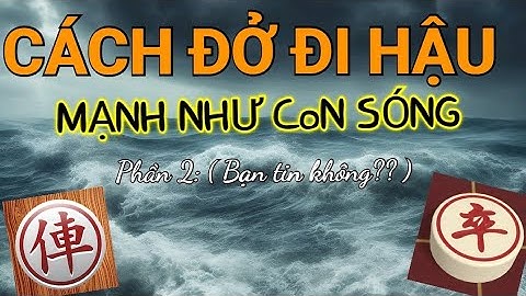 Bài 2 : Những cách đỡ đi hâu - 30 bài giảng cờ tướng Mr Bill