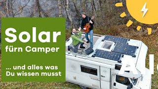 Wohnmobil Solaranlage - das mußt Du wissen!
