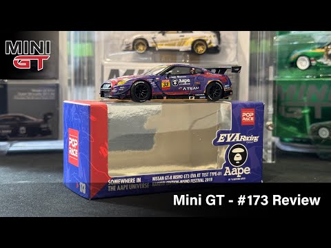 Mini GT x PopRace - Nissan GT-R Nismo GT3 EVA 01 Kakusei