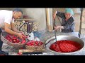 Preparing for winter: Homemade hot chili sauce | Домашний острый соус чили